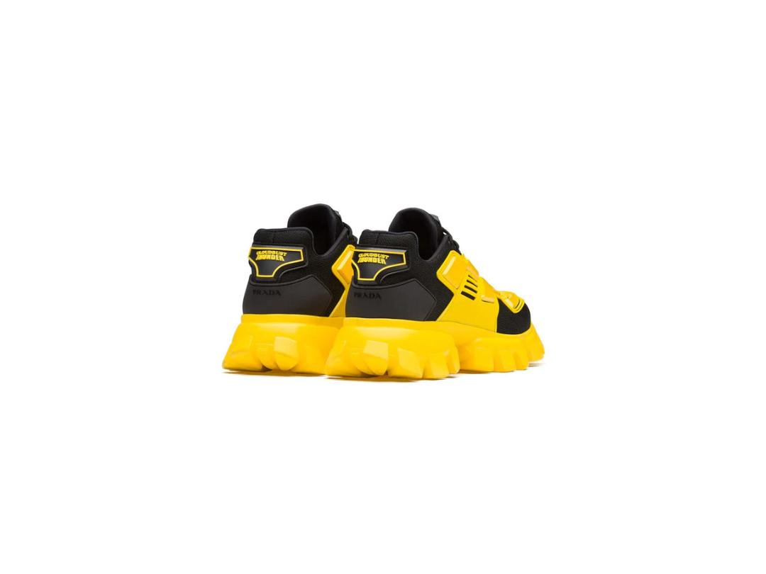 Prada Cloudbust thunder-sneaker black yellow