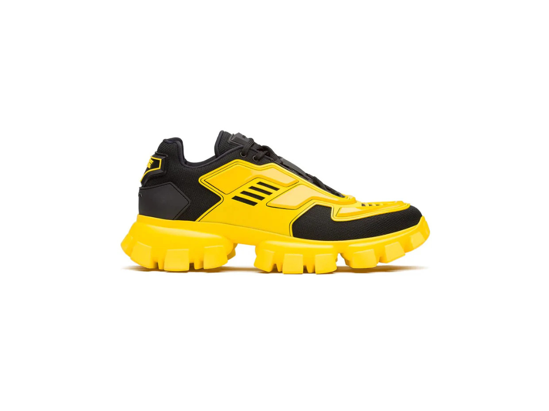 Prada Cloudbust thunder-sneaker black yellow