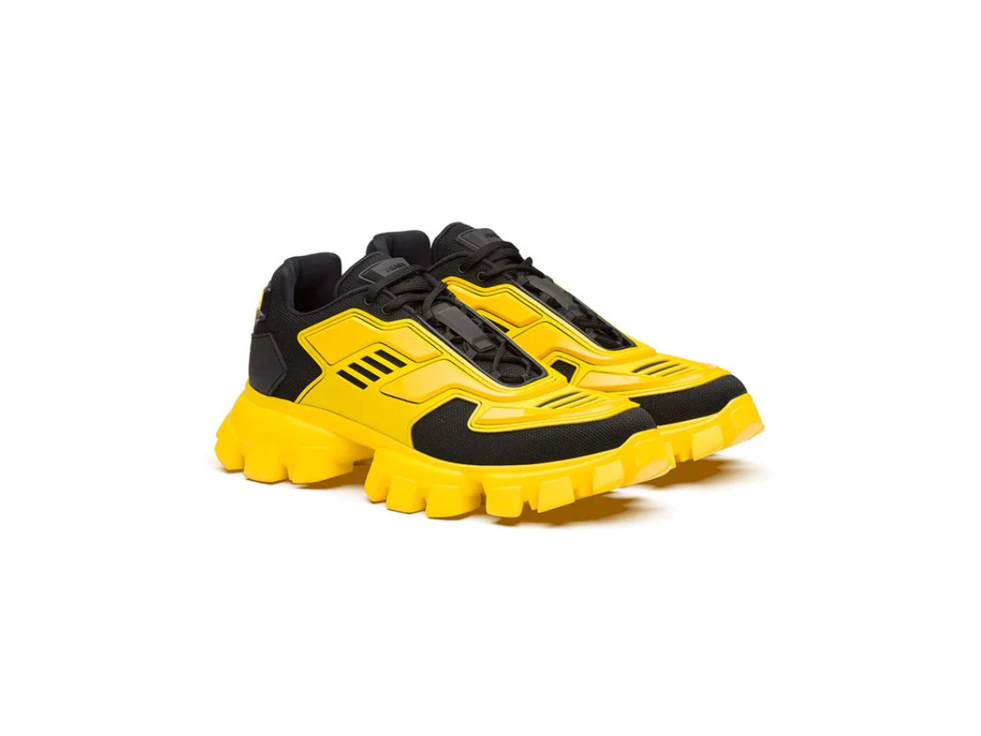 Prada Cloudbust thunder-sneaker black yellow