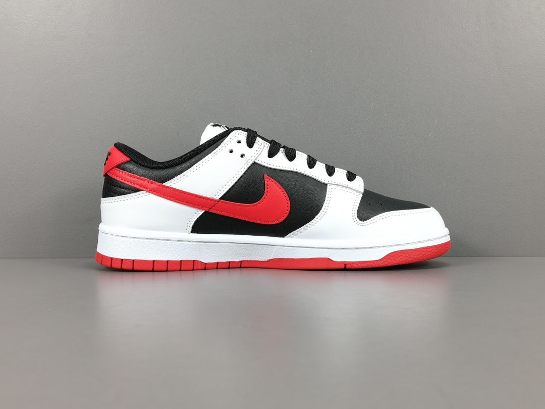 White Black Red NIKE SB DUNK LOW