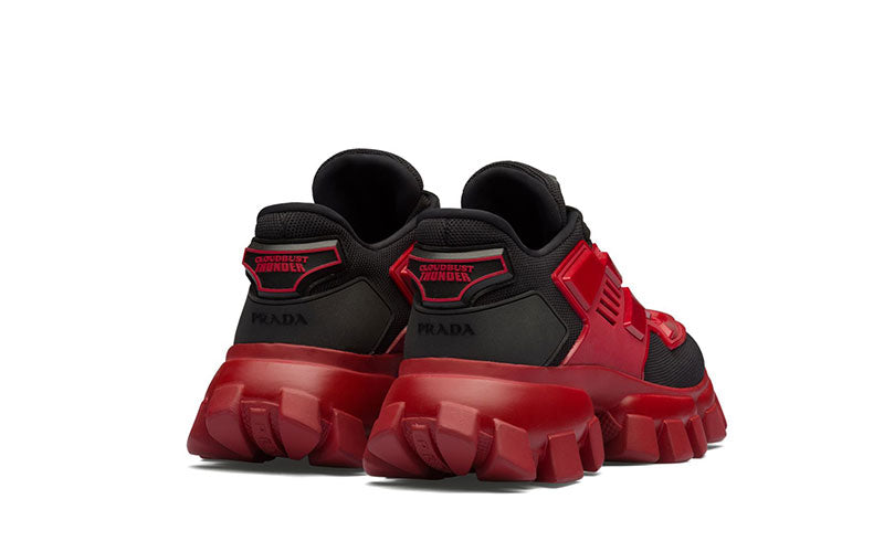 Prada Cloudbust Thunder Sneakers" Red Black"