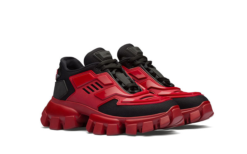 Prada Cloudbust Thunder Sneakers" Red Black"