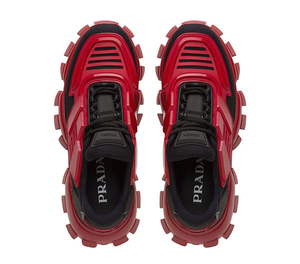 Prada Cloudbust Thunder Sneakers" Red Black"